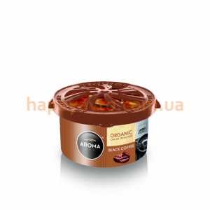 Ароматизатор в авто Aroma Car Organic 40g - BLACK COFFEE Ароматизатор в авто Aroma Car Organic 40g - BLACK COFFEE